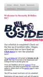 Mobile Screenshot of bsidesdc.org