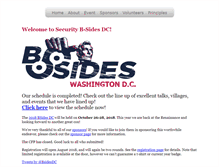 Tablet Screenshot of bsidesdc.org
